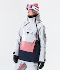 Doom W 2020 Snowboardjacke Damen Light Grey/Pink/Marine