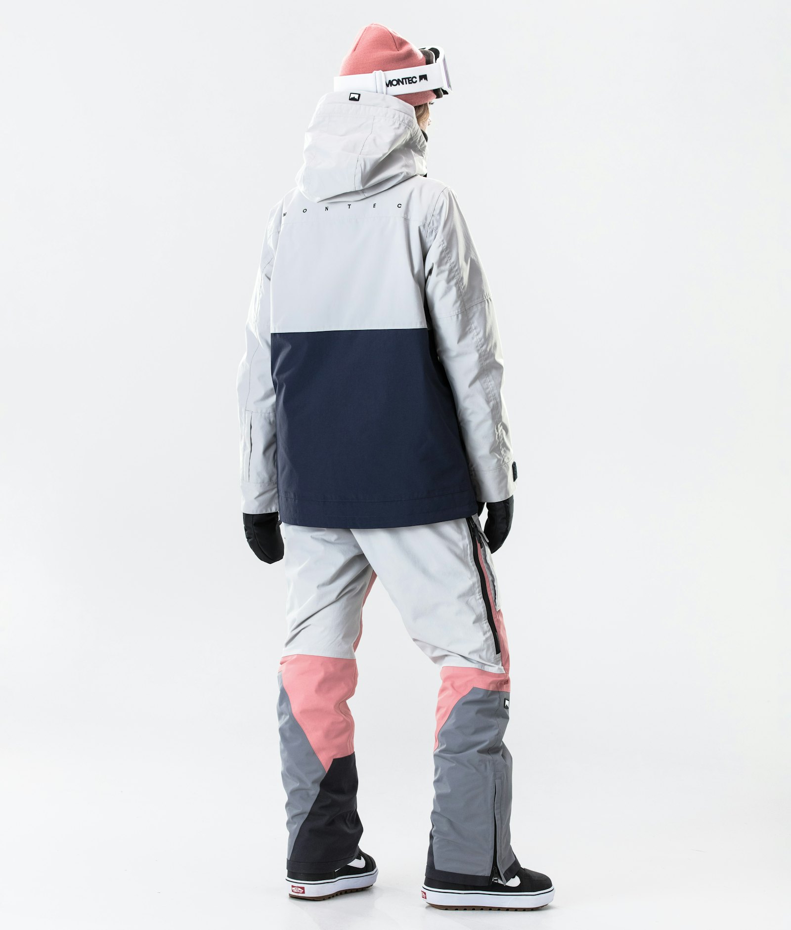 Doom W 2020 Snowboard Jacket Women Light Grey/Pink/Marine