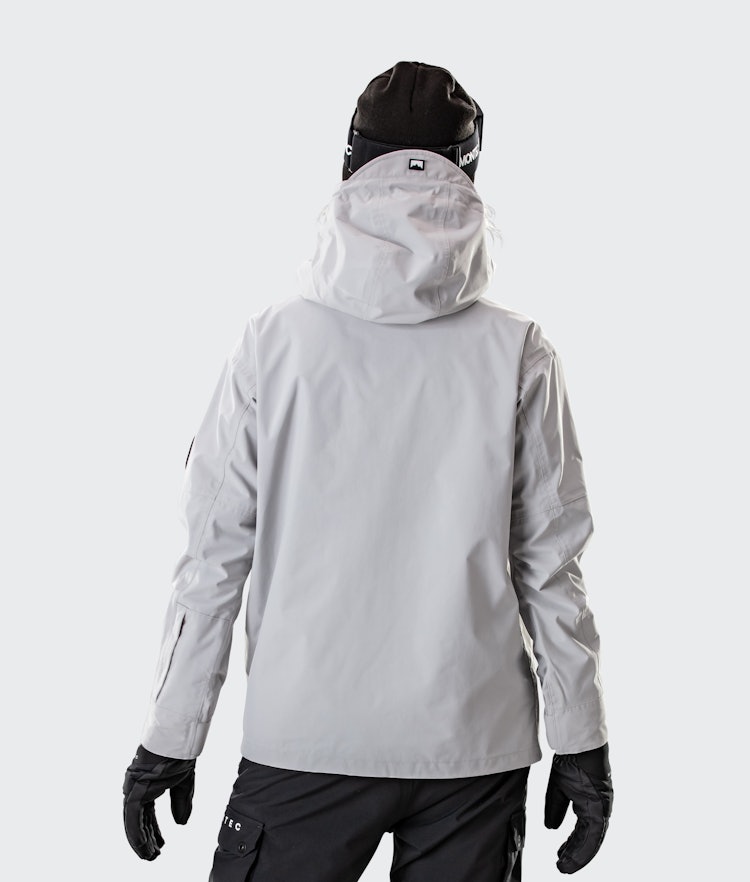 Typhoon W 2020 Snowboard Jacket Women Light Grey/Black, Image 5 of 10