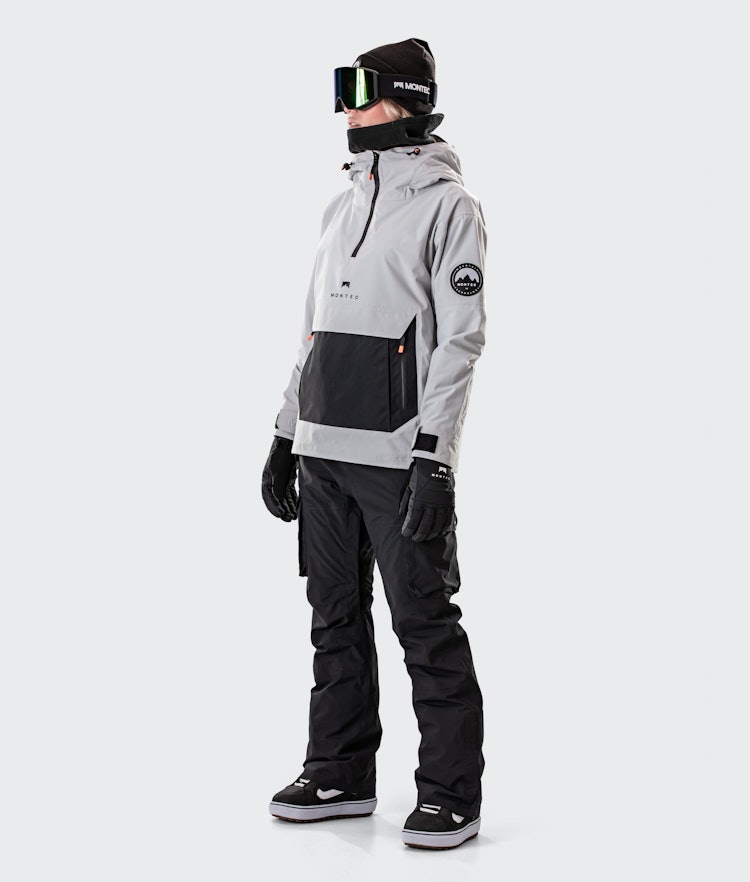 Typhoon W 2020 Snowboard Jacket Women Light Grey/Black, Image 6 of 10