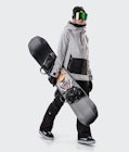 Typhoon W 2020 Snowboard Jacket Women Light Grey/Black, Image 7 of 10