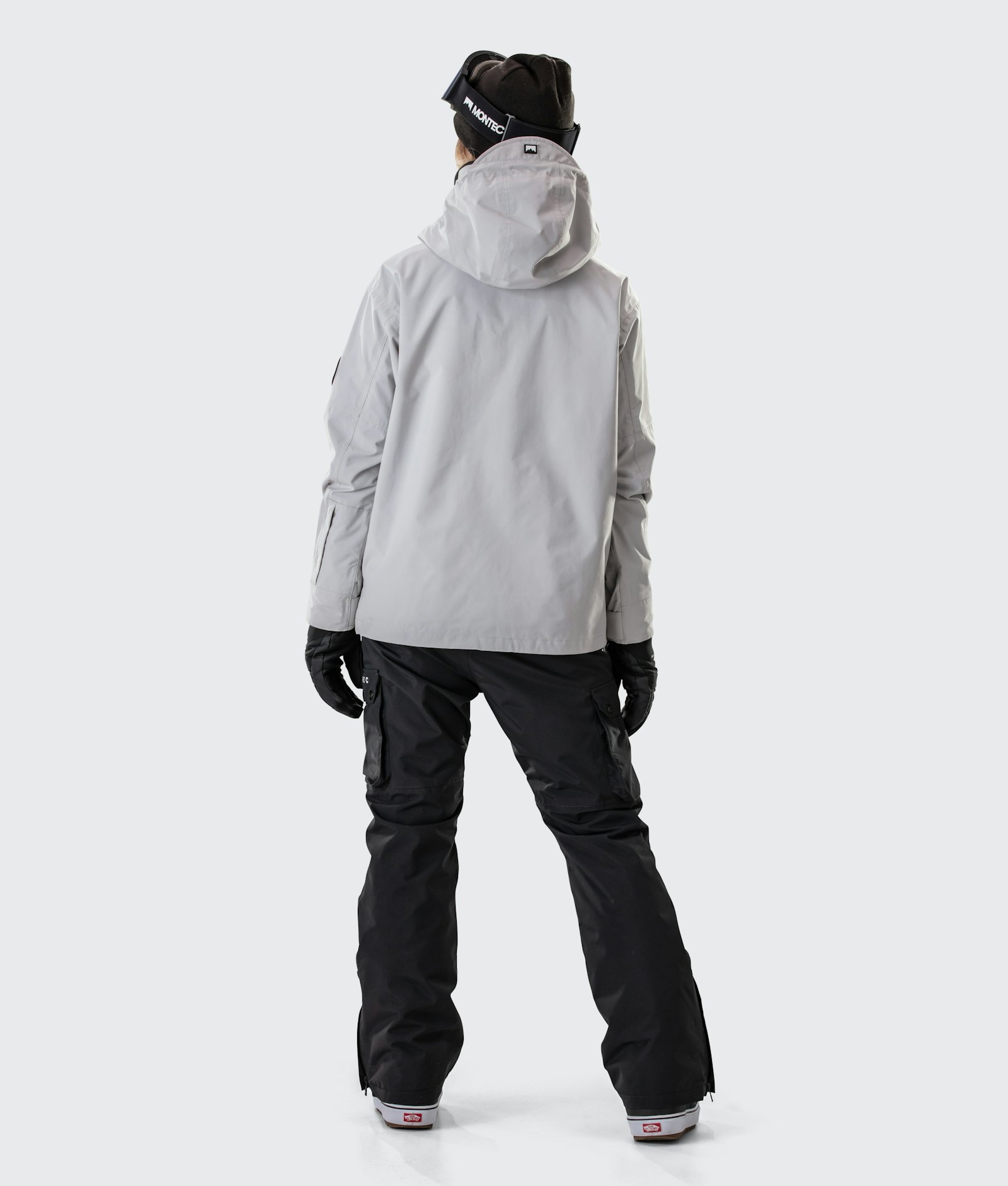 Montec Typhoon W 2020 Snowboardjakke Dame Light Grey/Black
