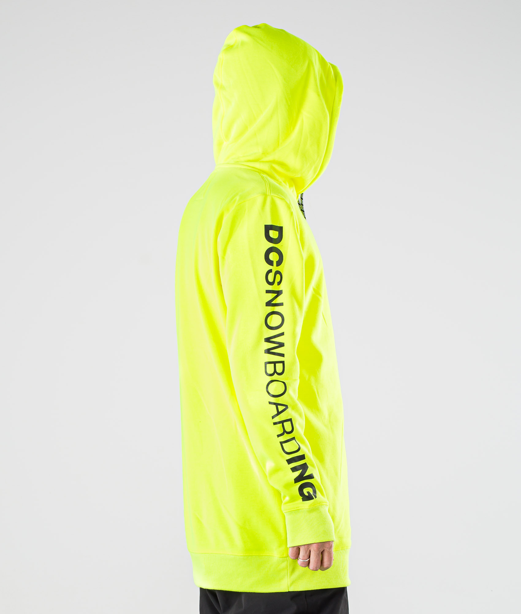 DC Snowboard Fleece Jacke DRYDEN Hoodie 2021 safety yellow Pullover