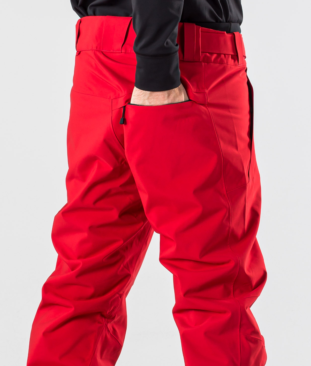maroon ski pants