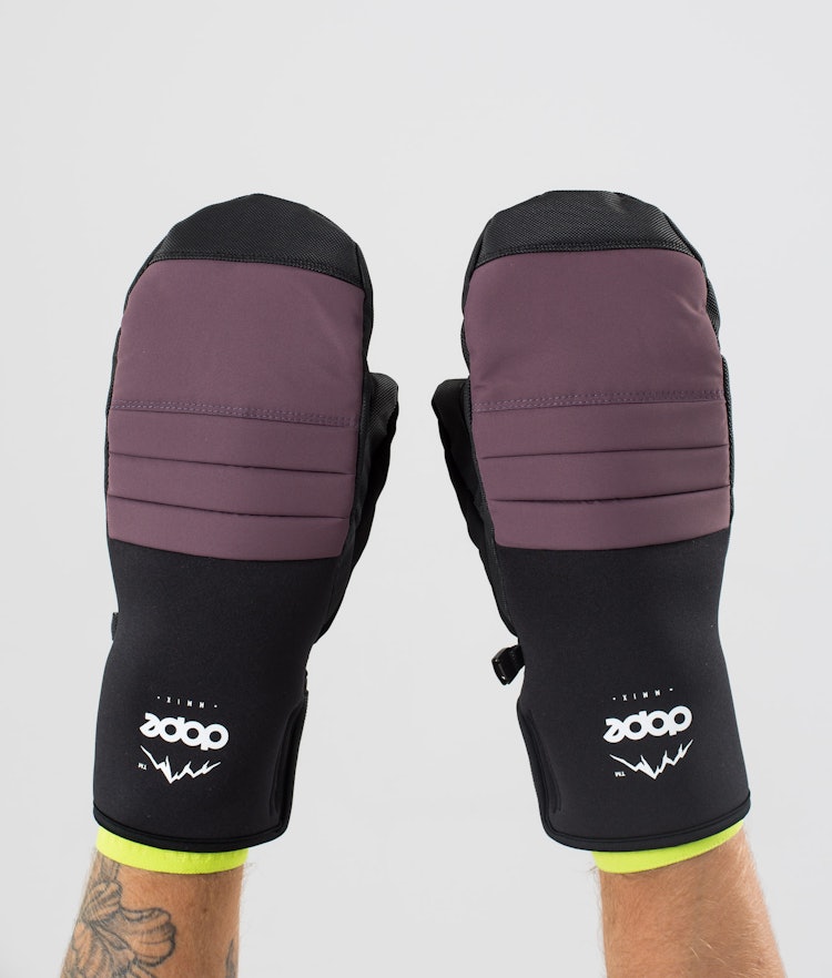 Dope Ace Snow Mittens Faded Grape
