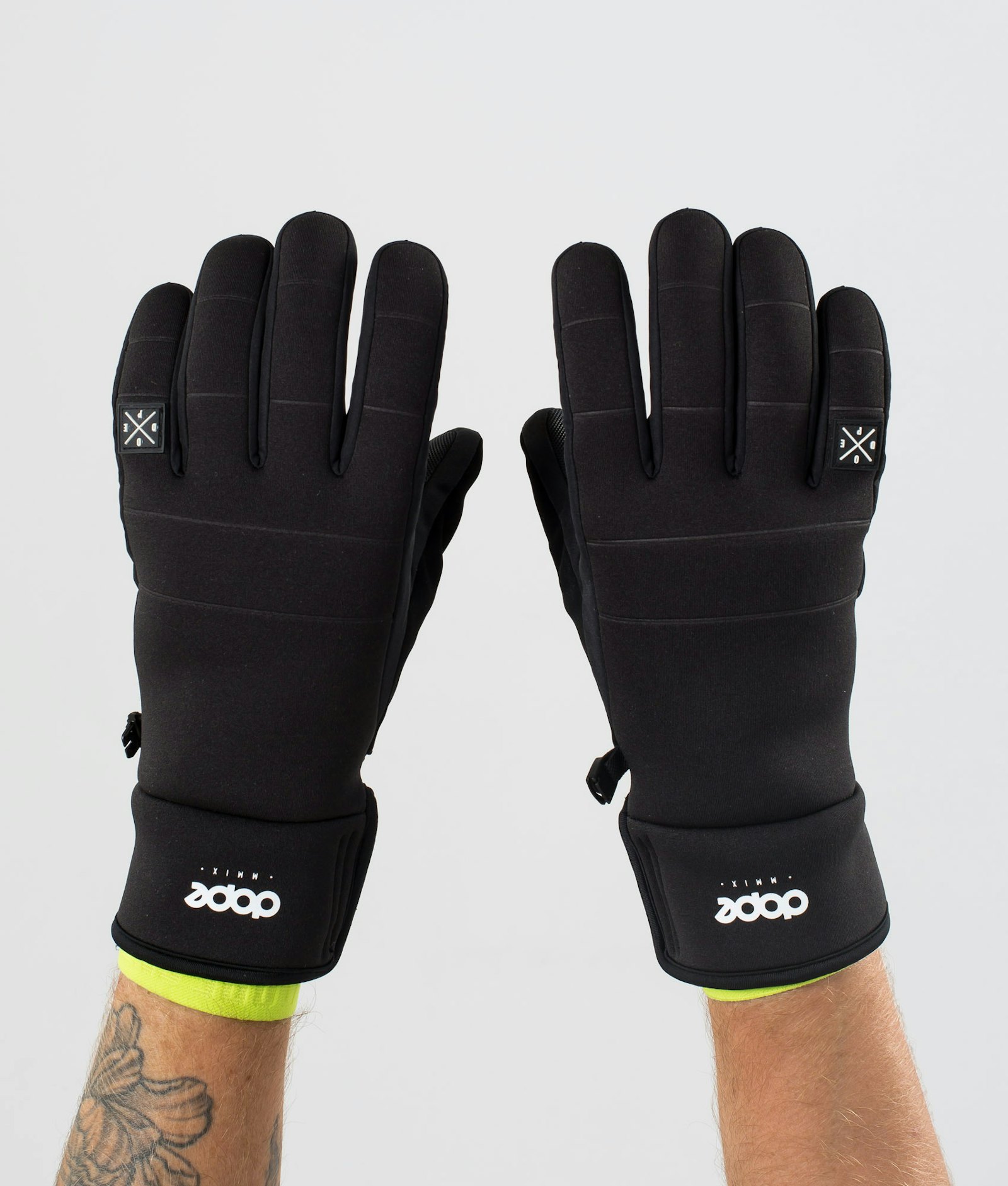 Dope Signet Ski Gloves Black/Black