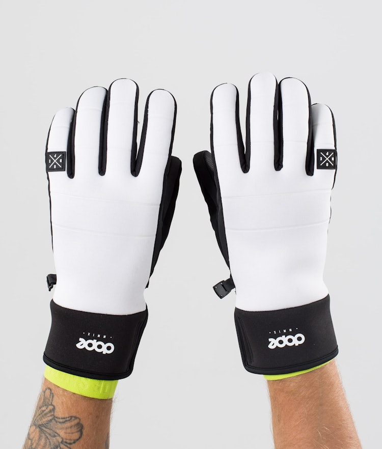 Signet Ski Gloves White/Black, Image 3 of 4