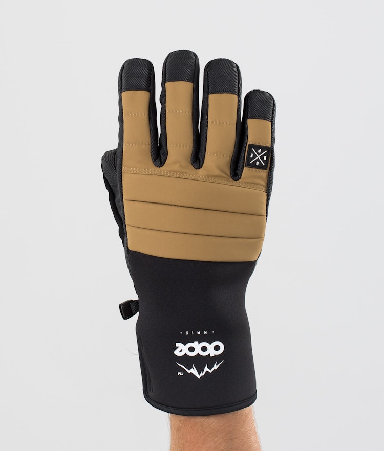 Ace Ski Gloves Gold, Image 1 of 4