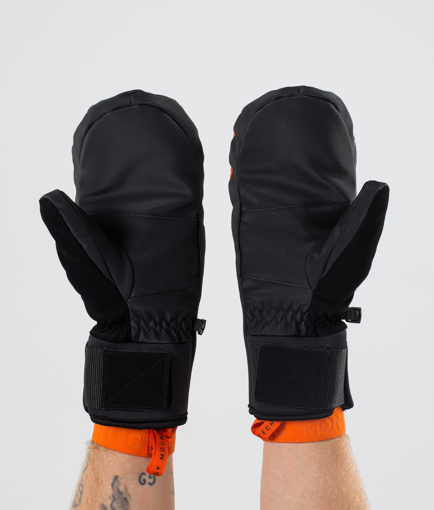 Orange snowboard deals mittens