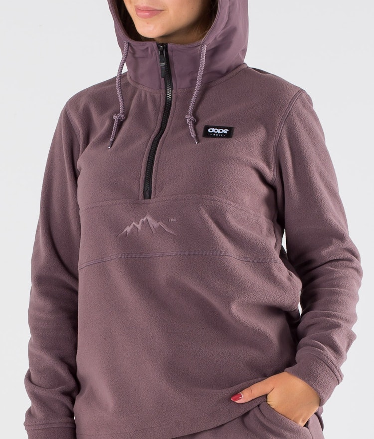 Loyd W Pull Polaire Femme Faded Grape, Image 3 sur 5