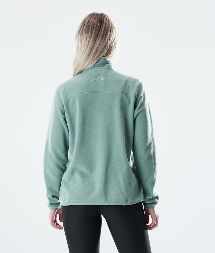 Loyd W Fleece Sweater Women Faded Green, Image 2 of 8