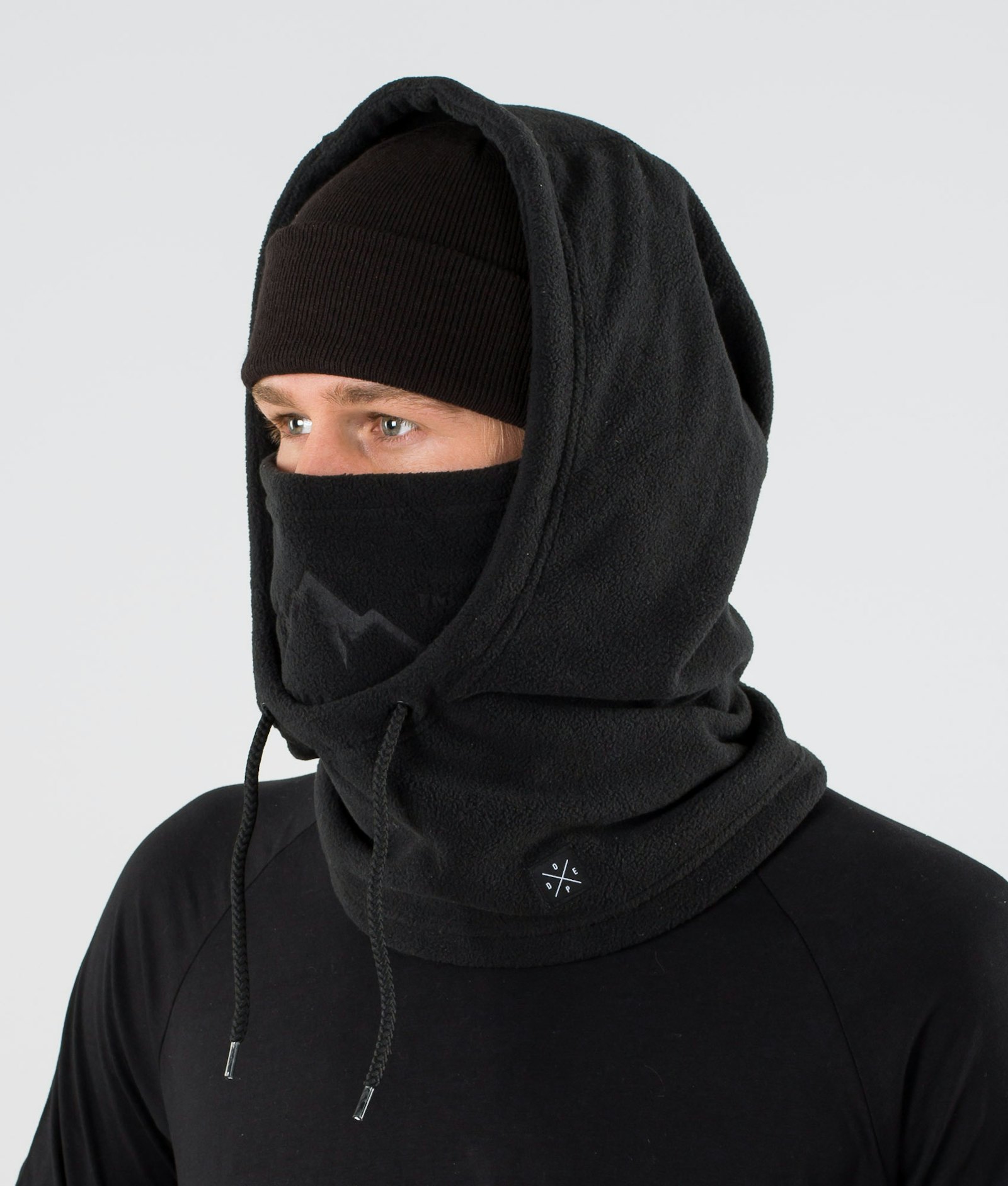 Cozy Hood Ansiktsmask Black
