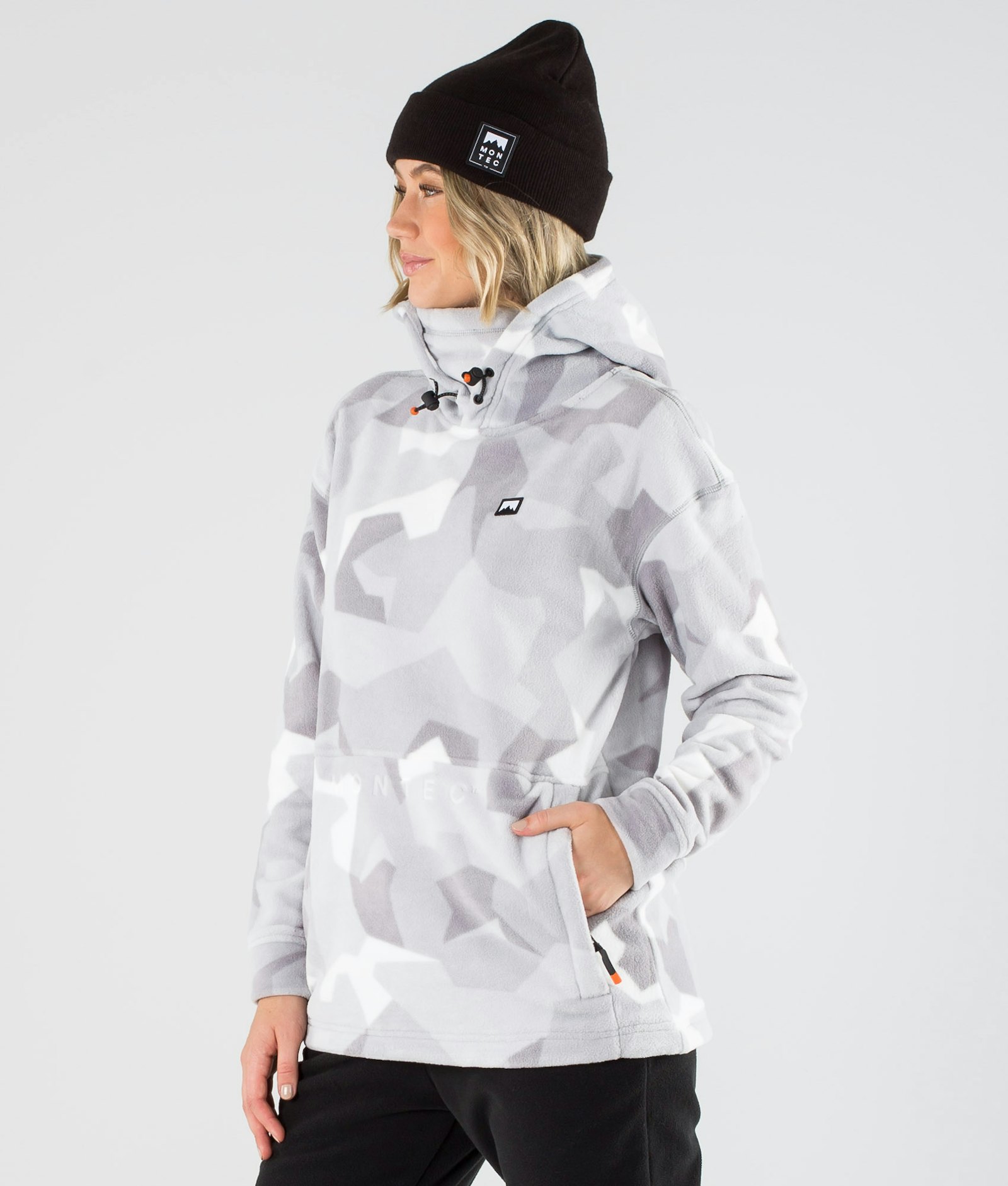 Delta W 2020 Fleece-hoodie Dame Snow Camo