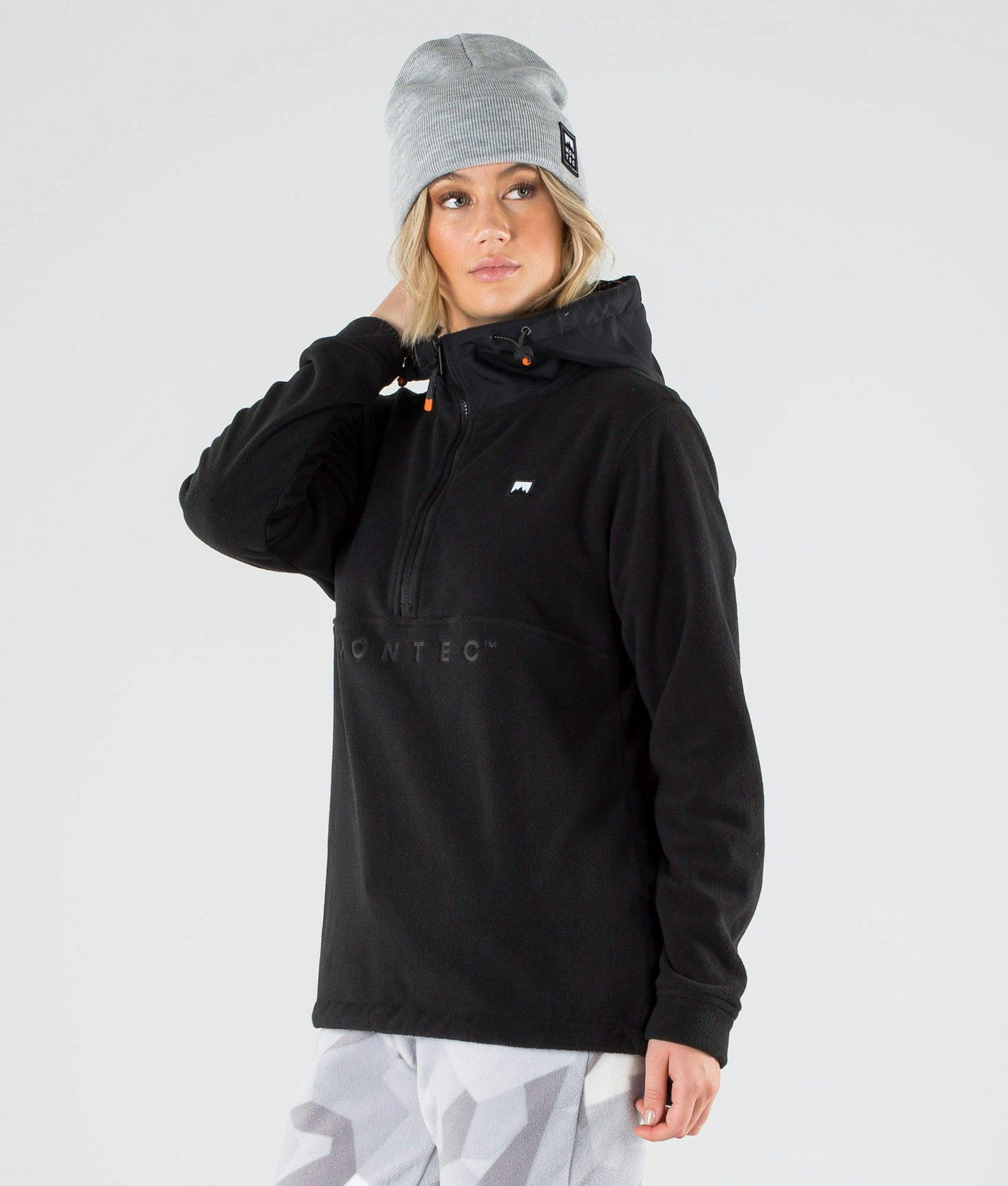 Echo W 2020 Fleece-hoodie Dame Black