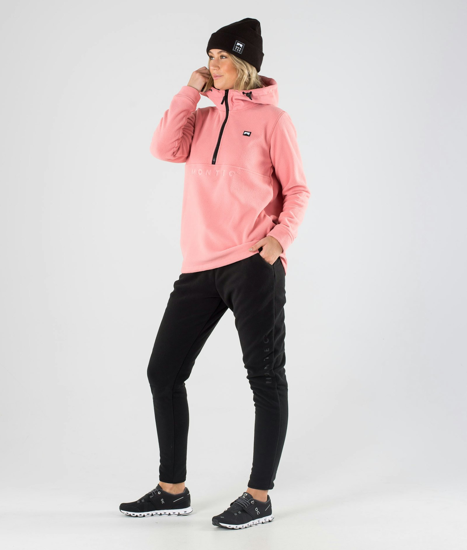 Montec Echo W 2020 Fleece Hoodie Women Pink, Image 4 of 5