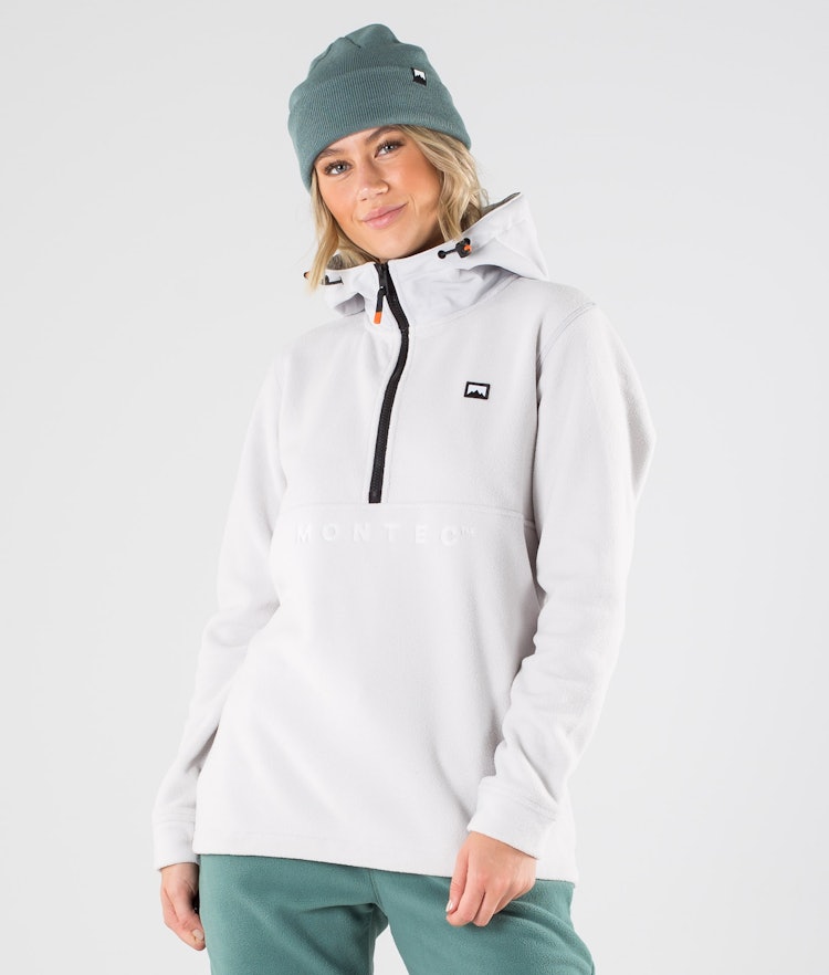 Montec Echo W 2020 Fleece-hoodie Dame Light Grey