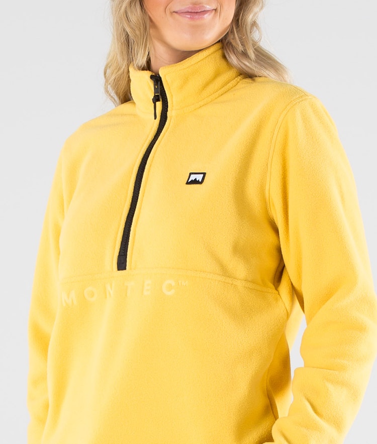 Echo W 2020 Fleece Sweater Women Yellow, Image 3 of 5