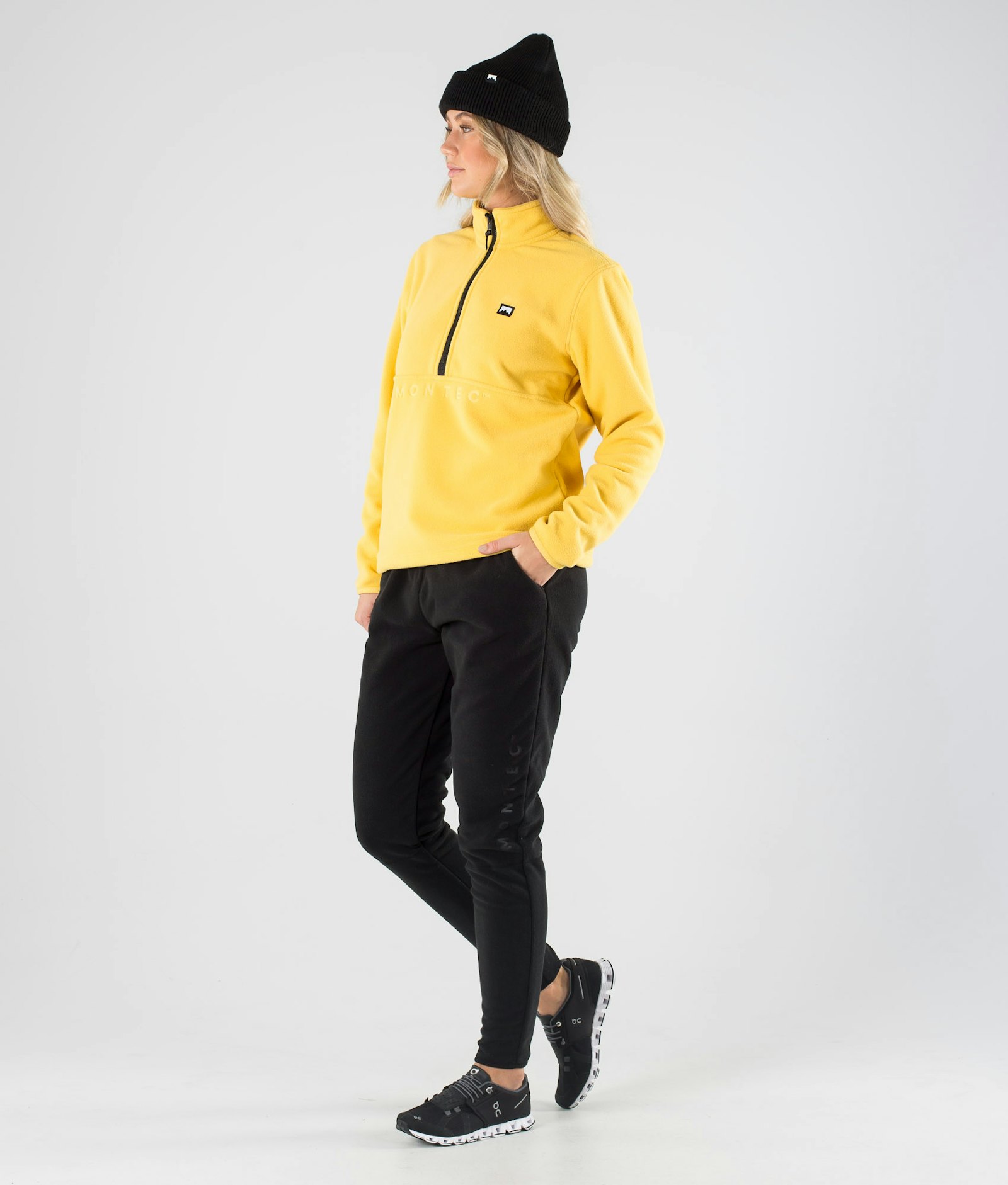 Echo W 2020 Fleece Sweater Women Yellow, Image 4 of 5