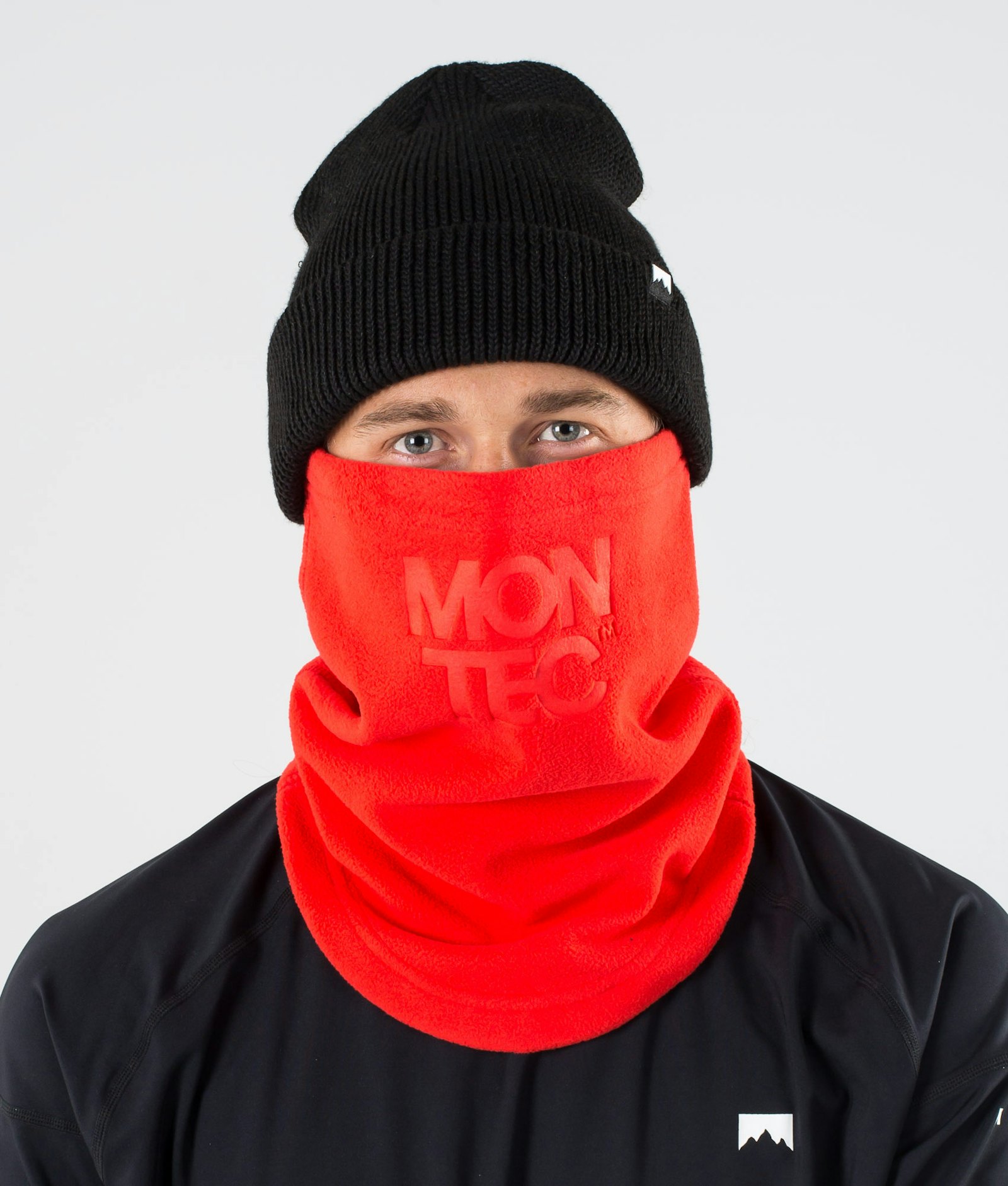 Montec Echo Tube Facemask Red, Image 1 of 5