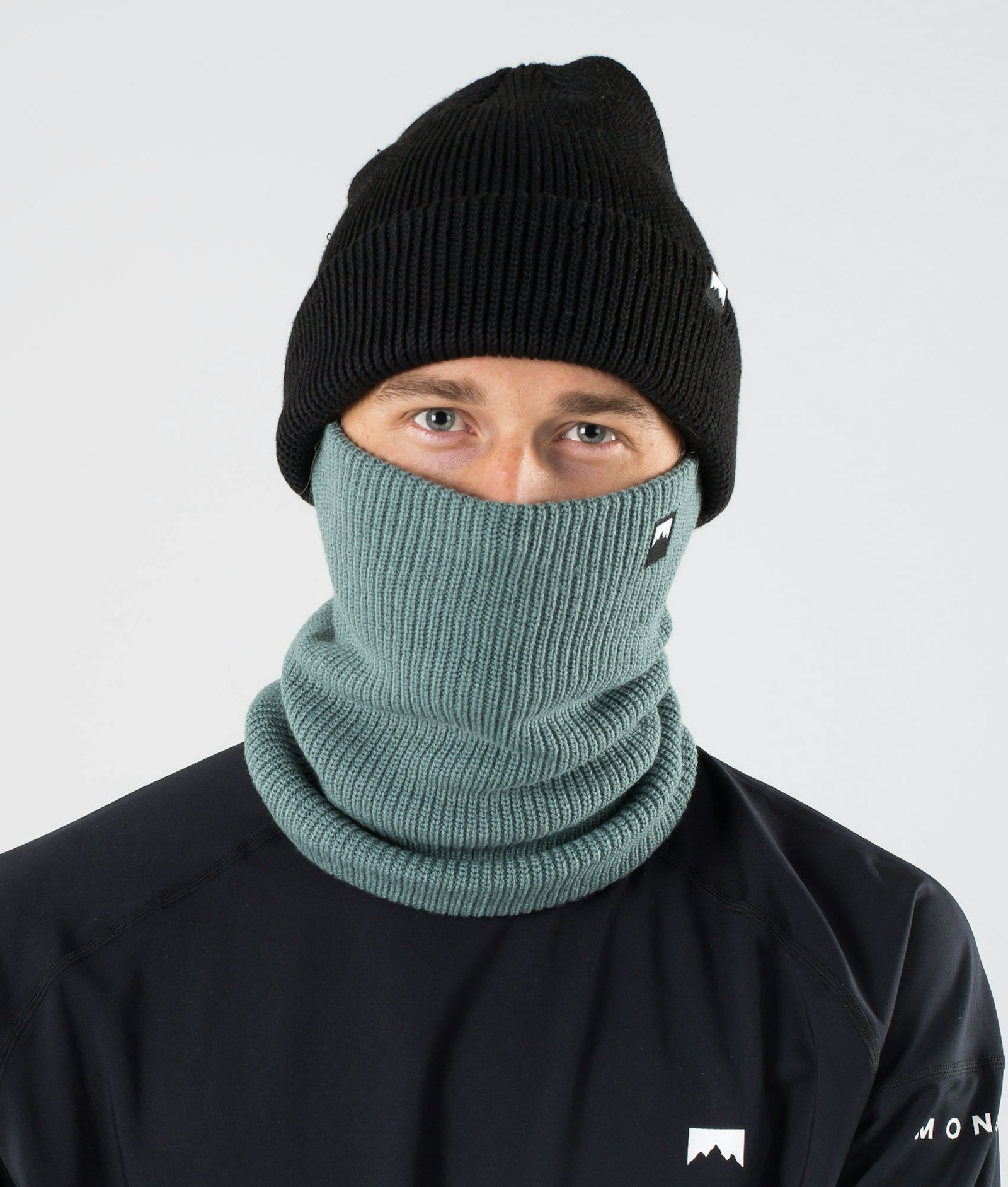 Montec Classic Knitted Facemask Atlantic