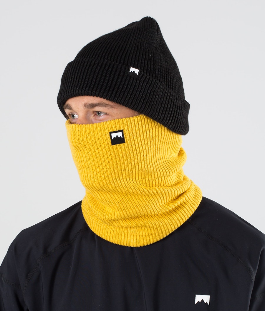 Classic Knitted Tour de cou Homme Yellow