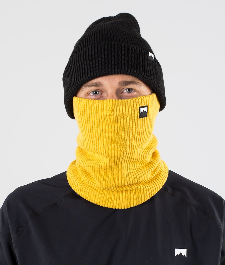 Montec Classic Knitted Men's Facemask Yellow
