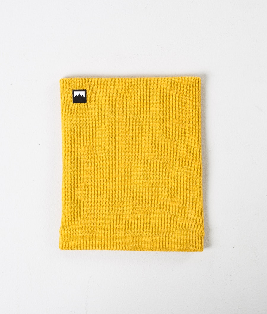 Montec Classic Knitted Facemask Yellow