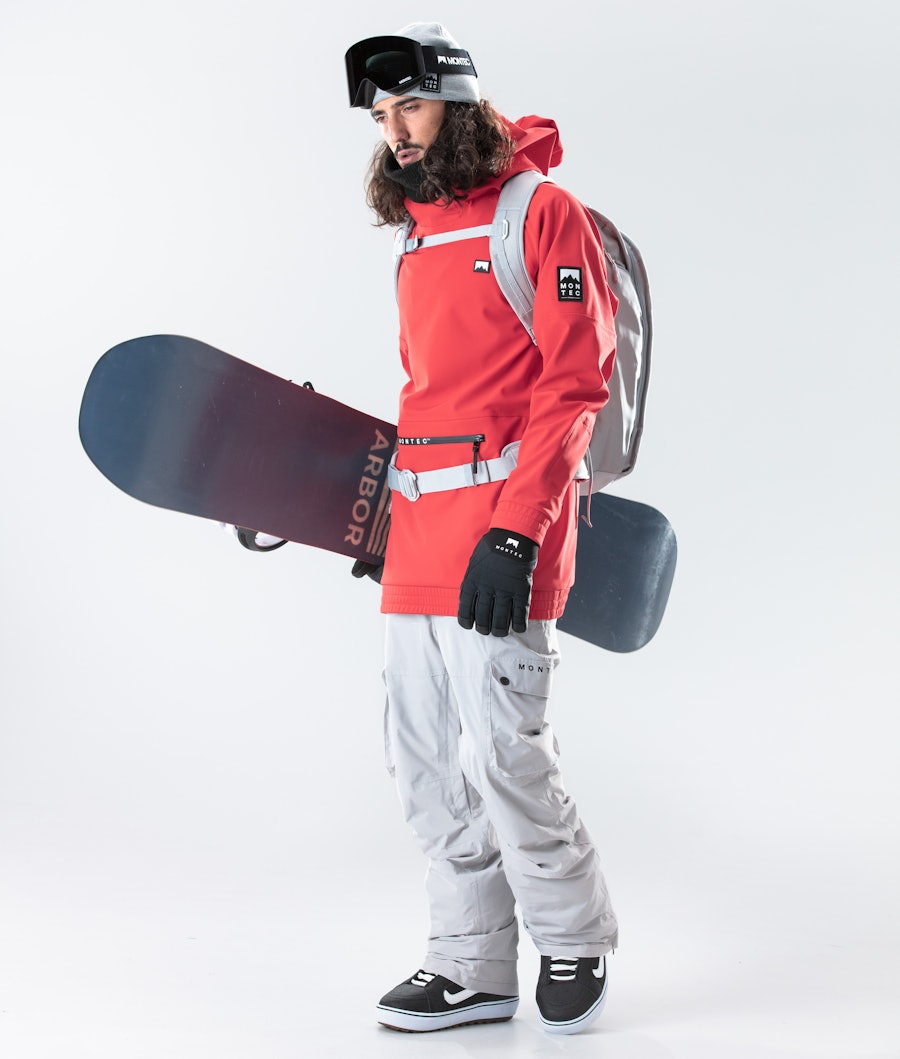 Tempest 2020 Snowboard Jacket Men Red Renewed