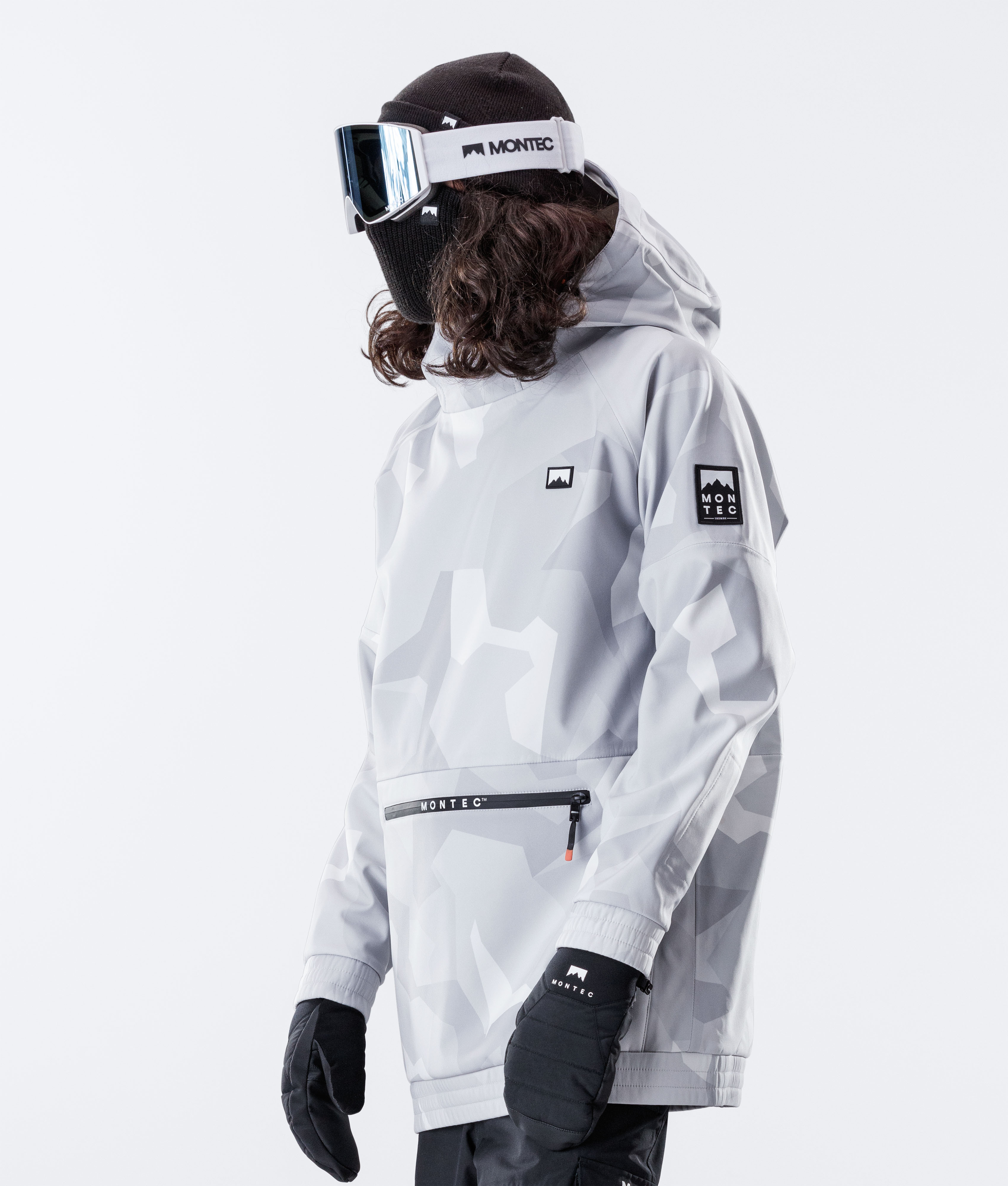 White camo clearance snowboard jacket