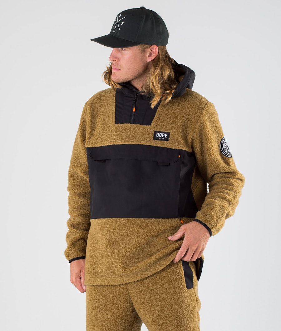 Dope Oi Pull Polaire Black/Gold