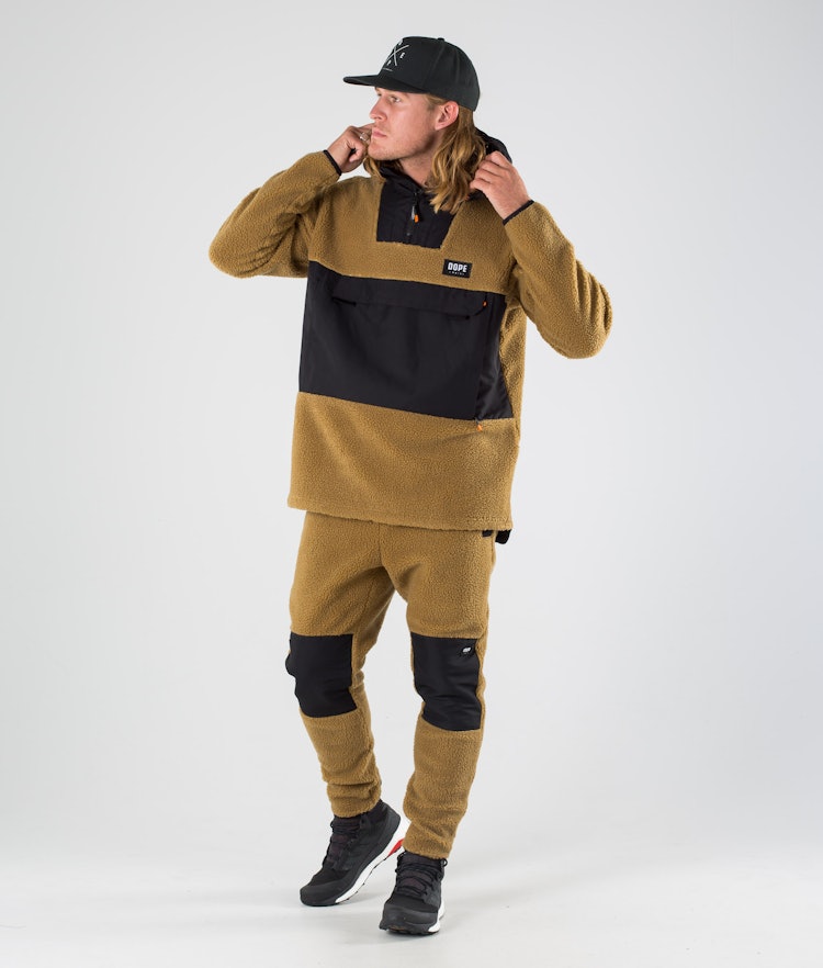 Dope Oi Pull Polaire Homme Black/Gold