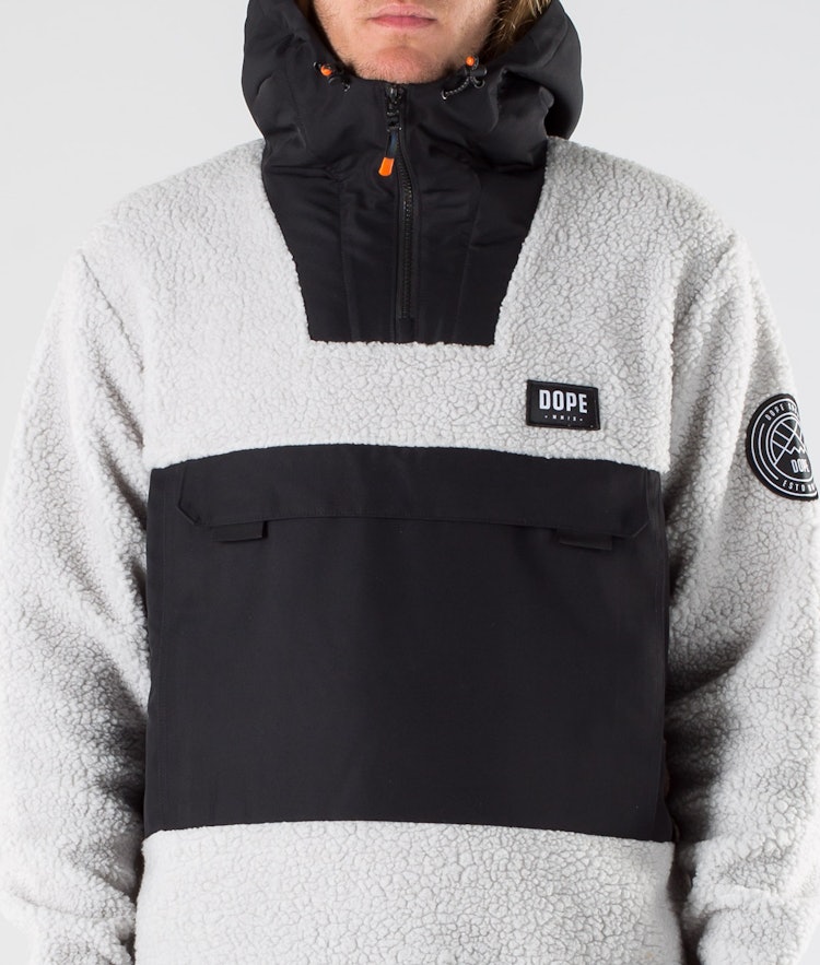 Dope Oi Pull Polaire Homme Black/Light Grey