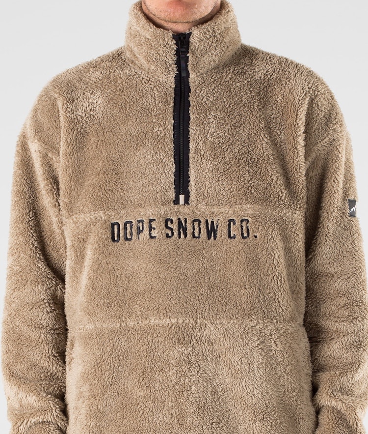Dope Pile Sweat Polaire Homme Sand