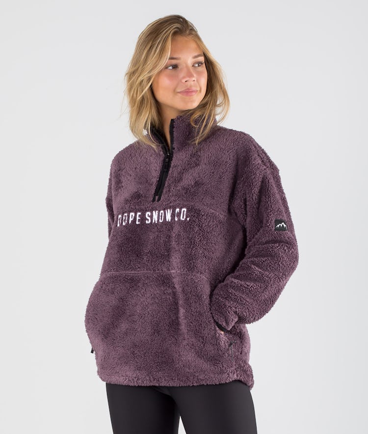 Dope Pile W 2022 Forro Polar Mujer Faded Violet - Lila