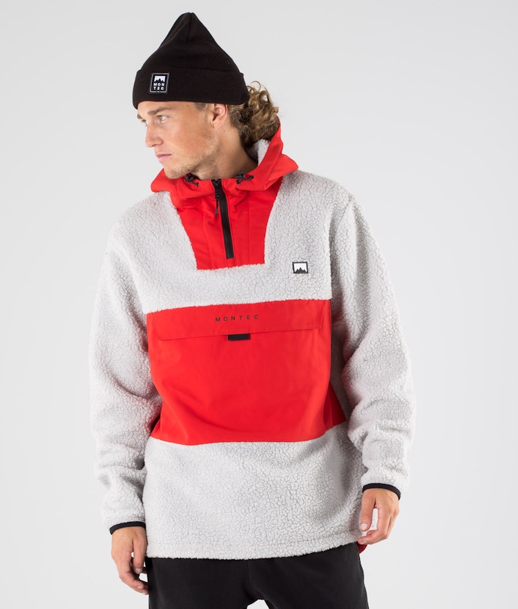 Lima 2020 Pull Polaire Homme Red/Light Grey