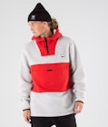 Lima 2020 Fleece-hoodie Herre Red/Light Grey