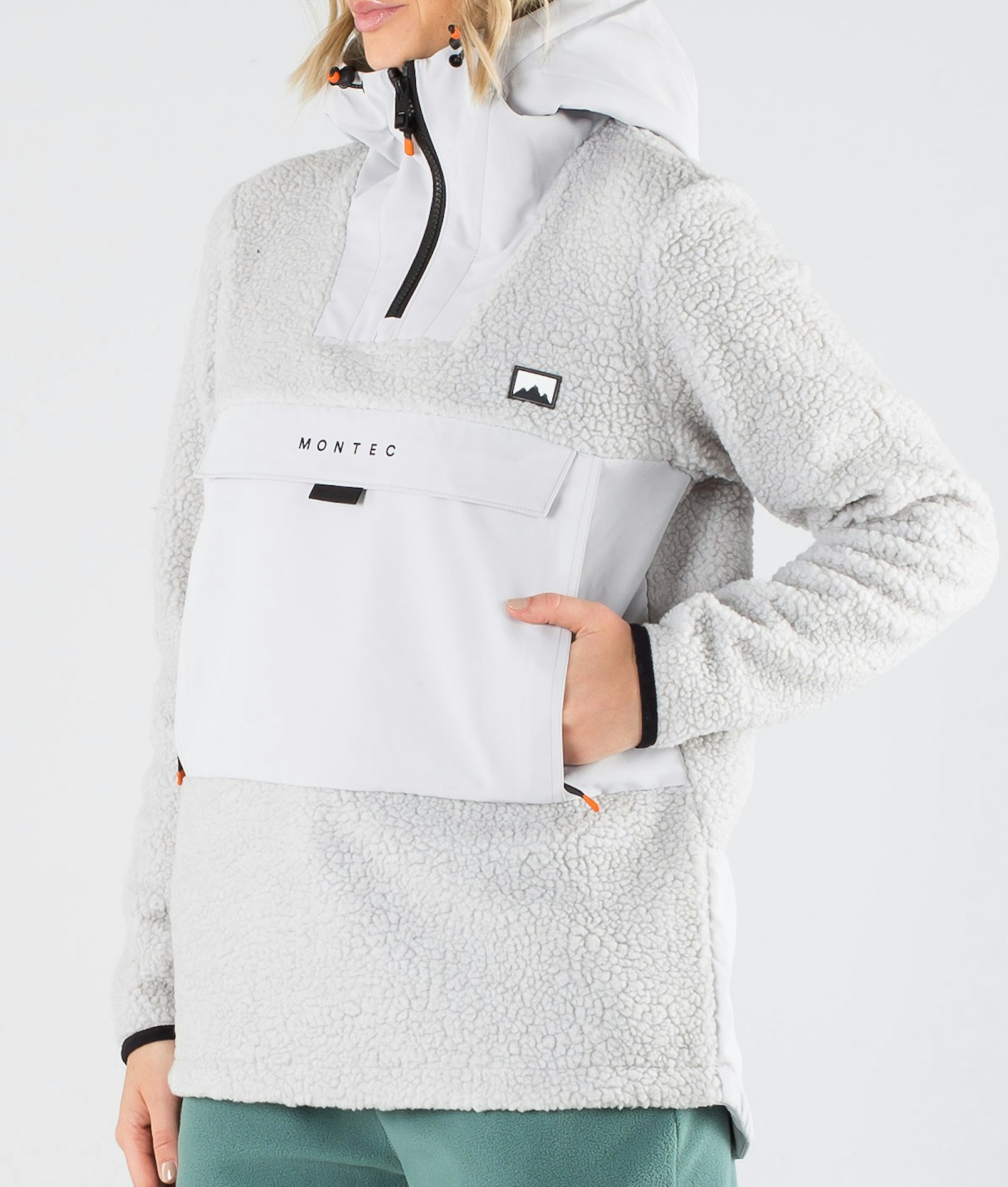 Montec Lima W 2020 Polar con Capucha Mujer Light Grey