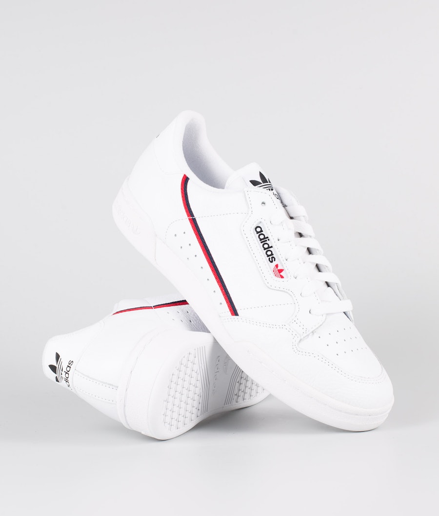 Adidas Originals Continental 80 Skor Footwear White/Scarlet/Collegiate Navy