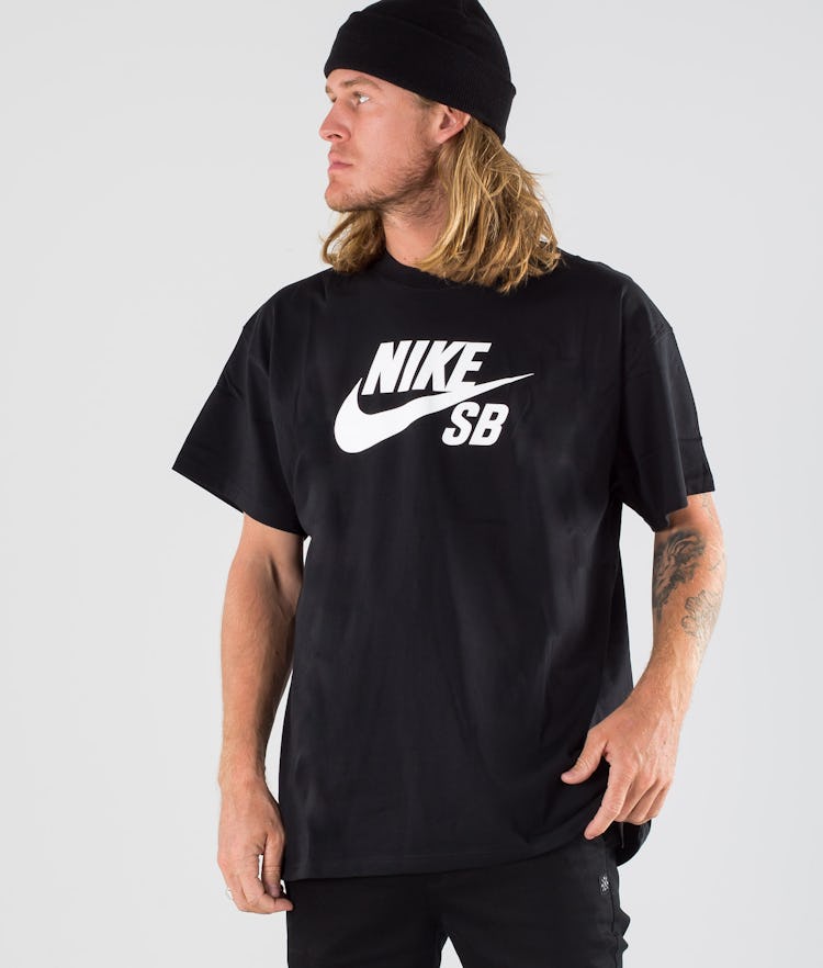 patrocinador golondrina sabio Nike SB Skate Tee Logo Camiseta Hombre Black/White - Negro | Ridestore.com