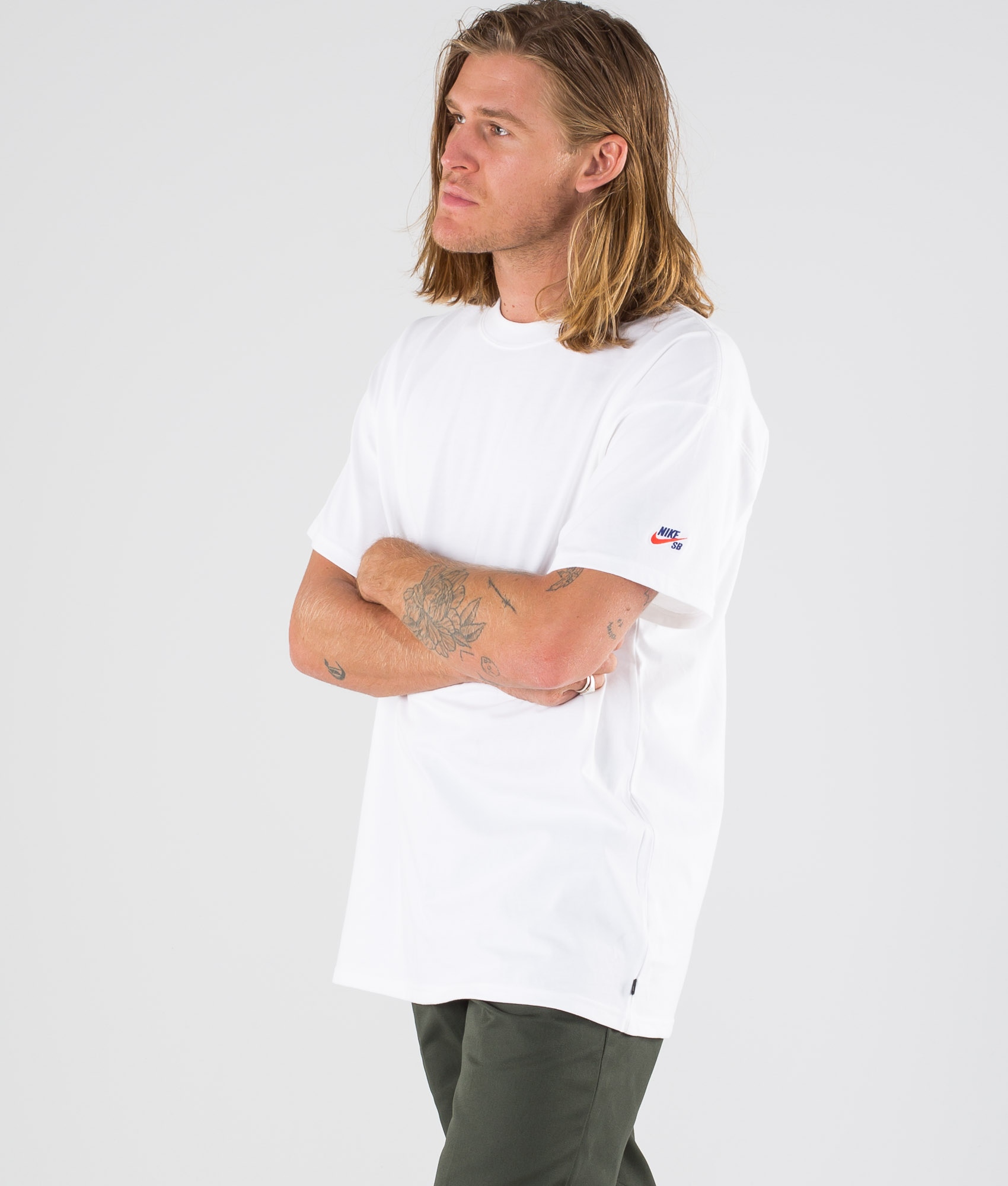 Nike SB Tee Essential T-shirt White - Ridestore.com