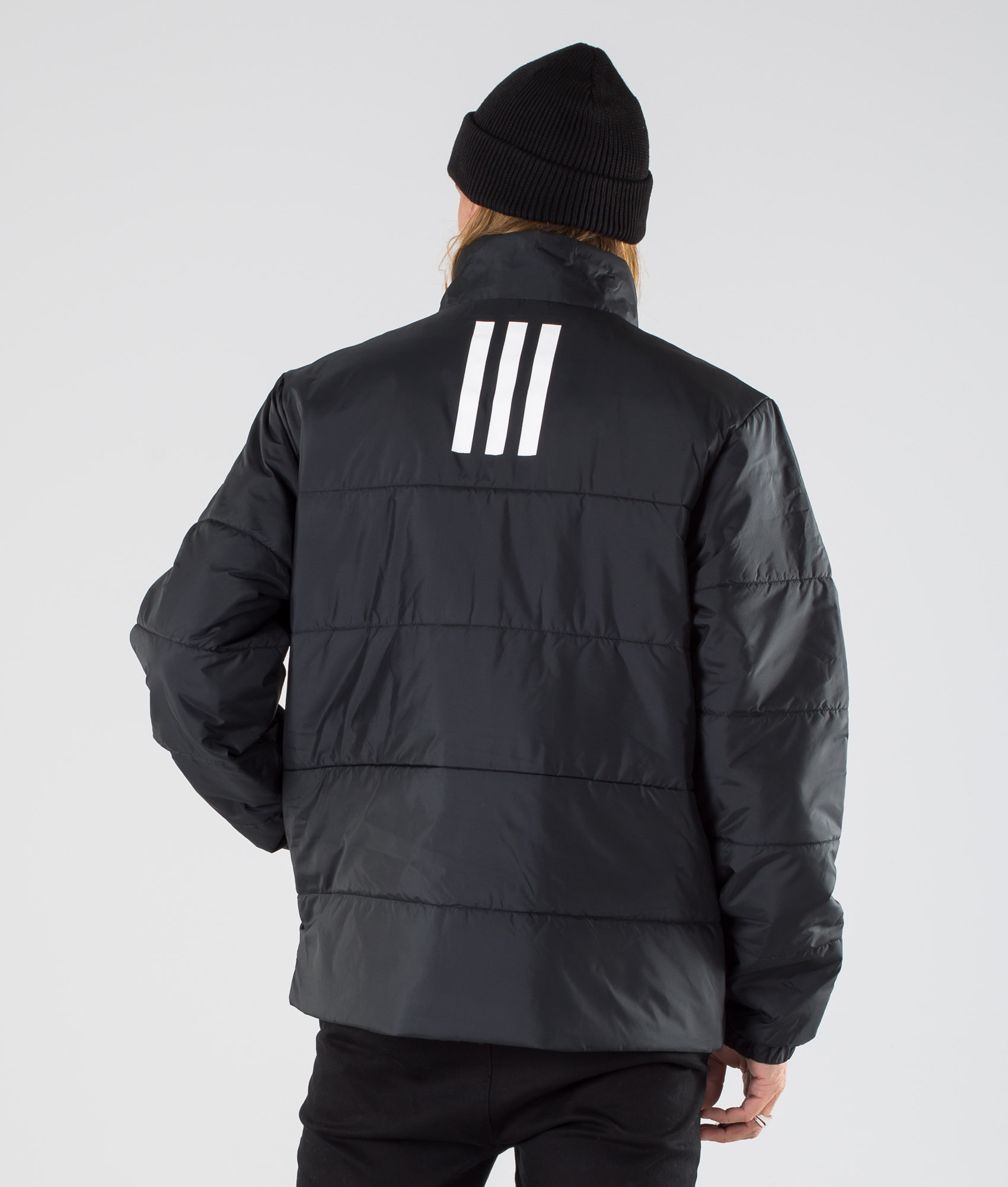 adidas 3 stripe insulated jacket