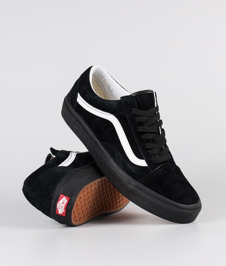 Vans Old Skool Shoes (Pig Suede) Black/Black