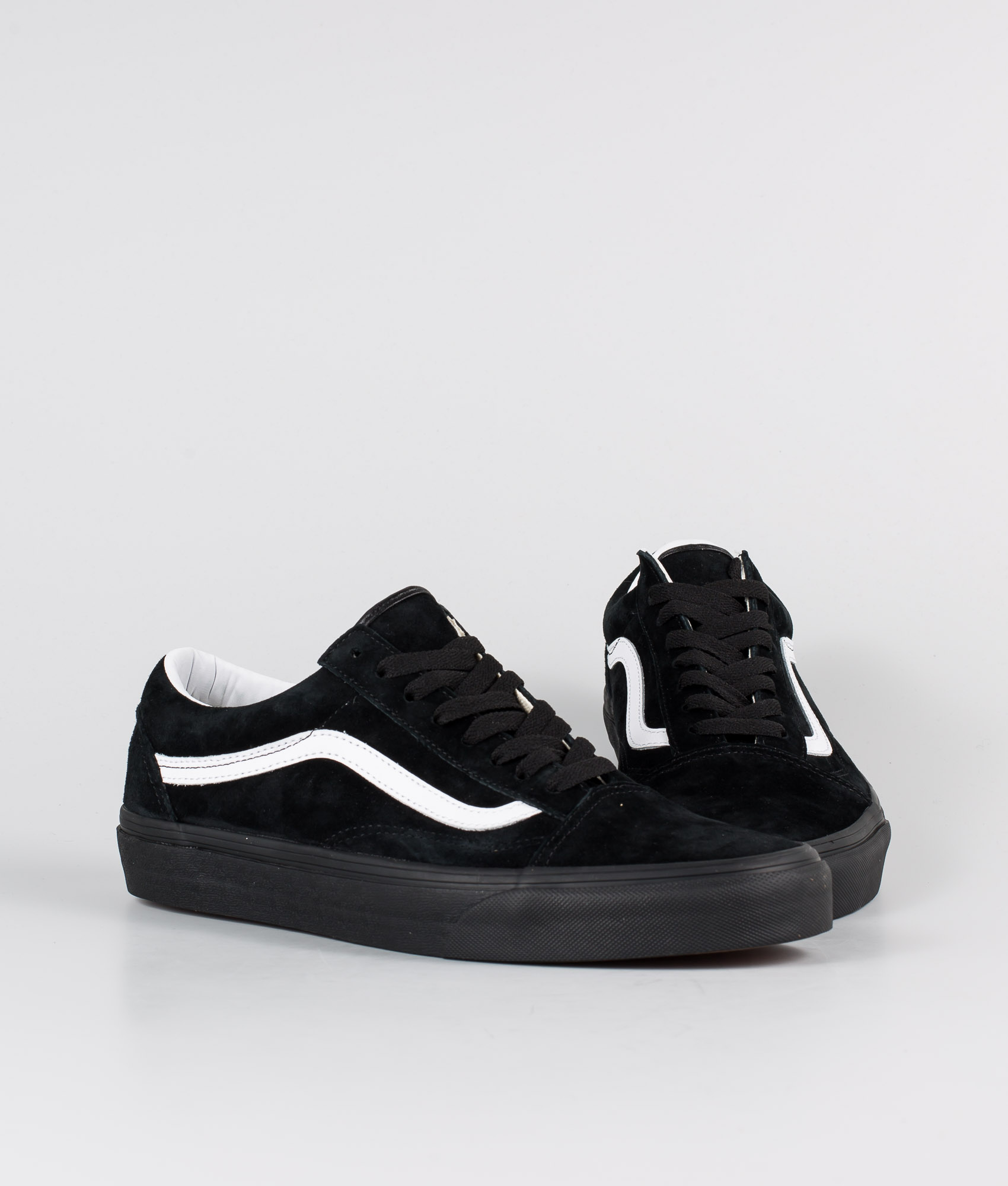 Vans Old Skool Shoes (Pig Suede) Black 