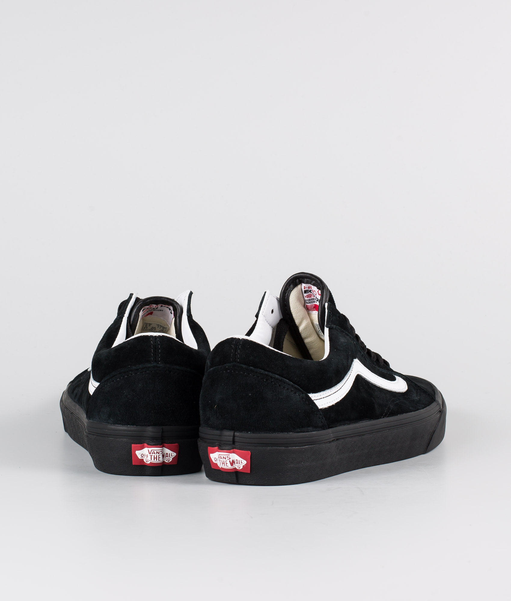 vans old skool pig suede black