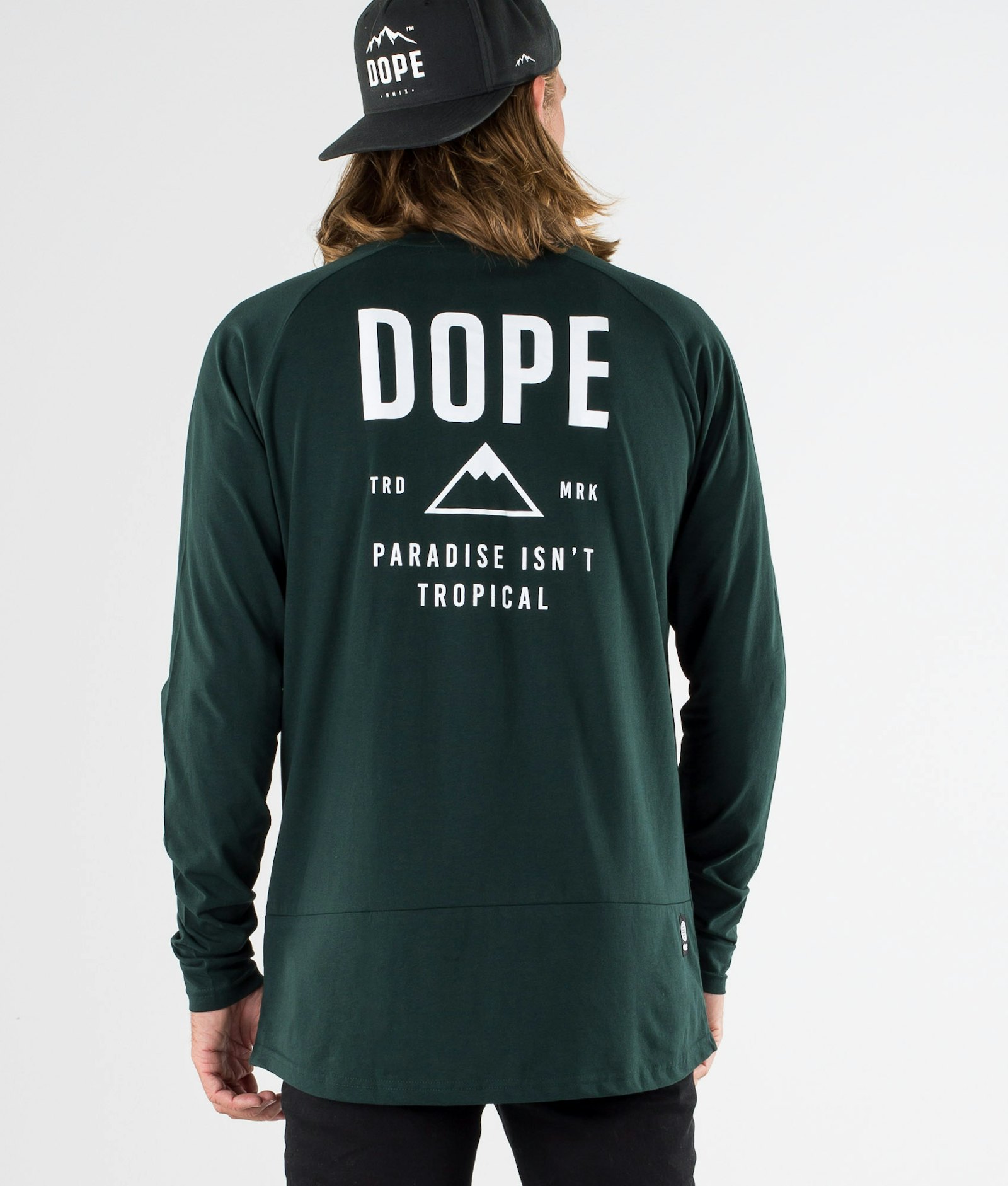 Dope Stacked T-shirt Manches Longues Homme Green