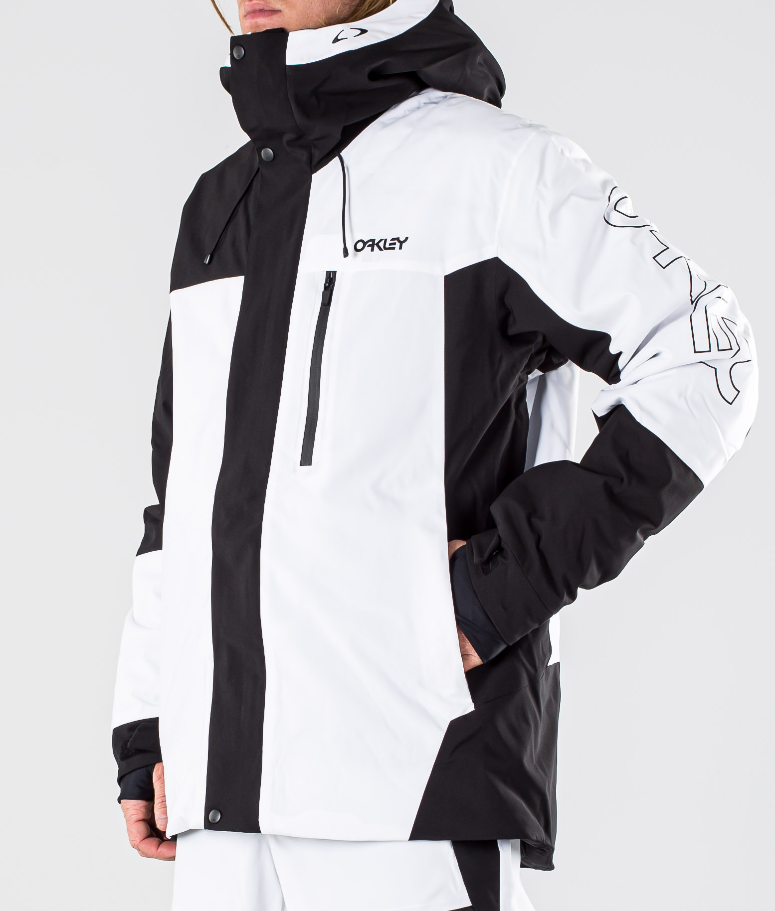 Oakley BZI Snowboard Jacket Black/White 