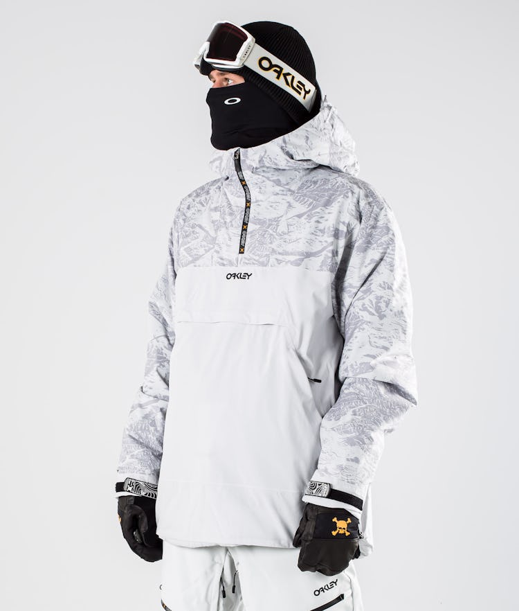 Meditatief Aftrekken Automatisering Oakley Ice Pullover BZI Snowboard Jacket Men Grey Mountains | Ridestore.com