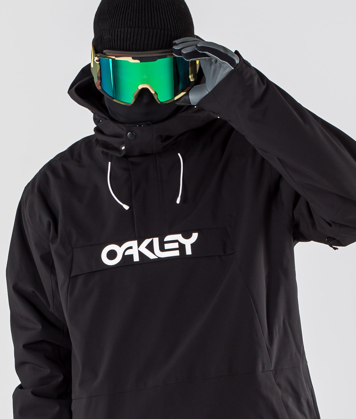 Oakley TNP Insulated Anorak Snowboard Jacket Blackout | Ridestore.com