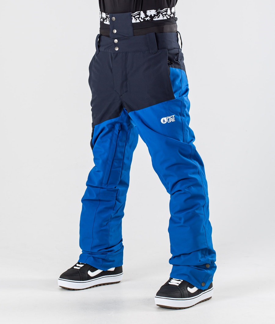 Picture Panel Snowboard Pants Dark Blue Picture Blue