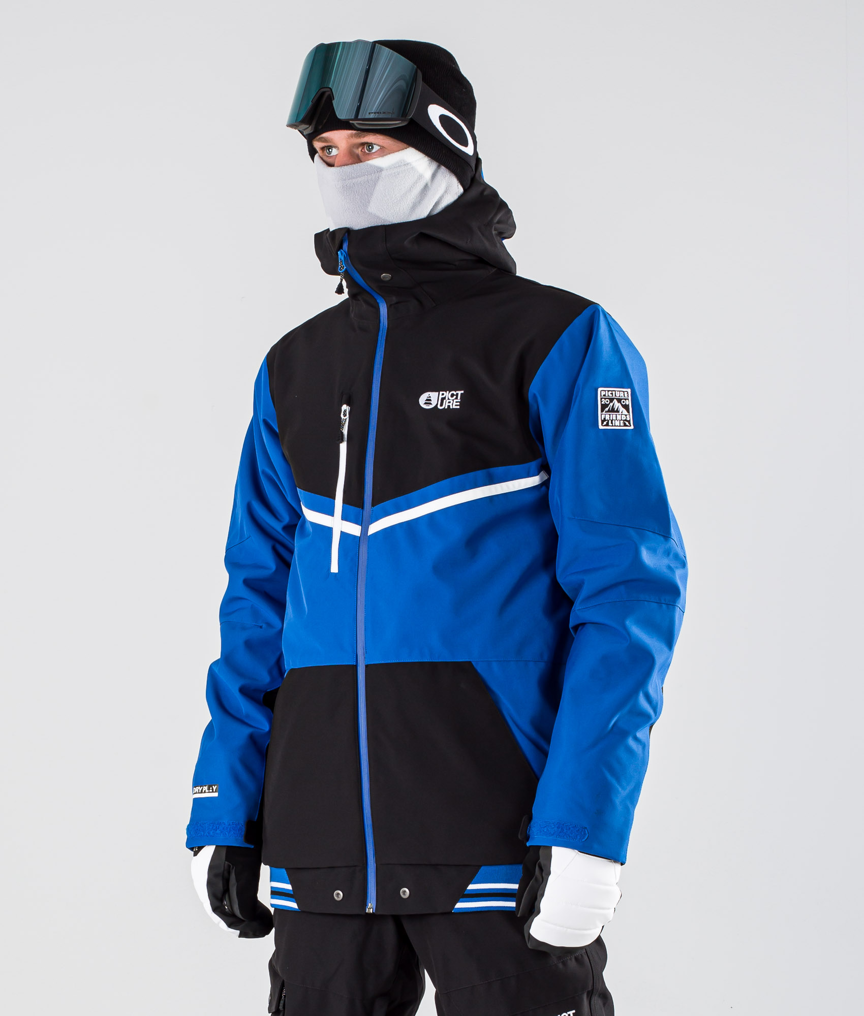 PICTURE Snowboard Skijacke Winterjacke OBJECT Jacke 2021 black/blue Schneejacke 